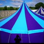 30ft (9m) Round Purple & Blue at Glastonbury